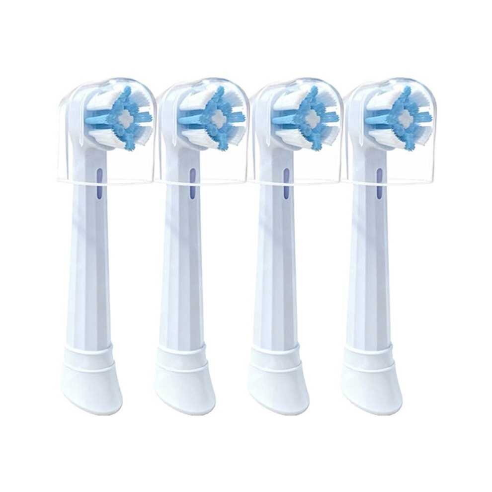 4pcs Replacement Toothbrush Heads for Oral B Io3 Io4 Io5 Io6 Io7 Io8 Io9 Soft Bristle Round Heads White
