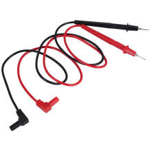 6x 1000V Banana Plugs Detachable Tip Multimeter Probe Test Lead Black Red