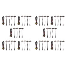 40X for 2016-2021 Tacoma TRD Pro / 2019-2021 RAV4 LED Front Grille Smoked Amber Light Daytime Running Lights Lamp