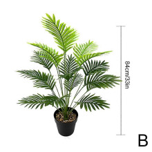 (18 branch) Large Artificial Palm Tree Tall Fake Plants Tropical Plastic Leaves Home Decors