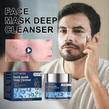 (1pcs) Face Mask Deep Cleanser,Men's Facial Cleanser Fades Acne Scars, Gentle Hydrating and Moisturizing, Deep Clean Pores, Oil Control, Fresh Skin