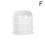 (White 3 layers) Hollowed-out Food Cover Multi-layer Insect Protectors Storage Stackable 1