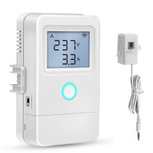 Tuya WiFi Monitor with LCD Display, over-Temperature Alarm, and CTs for Solar Power Systems A