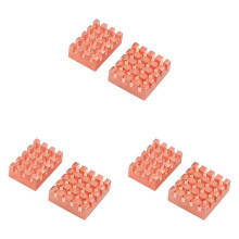 6X für OrangePi Orange Pi Zero 2W Reiner Kupfer-Kühlkörper für OrangePi CPU-Motherboard-Kühl-Multifunktions-Kühlkörper