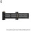 (Black 16inch) Scriber Marking Line Ruler T Type Woodworking Scriber Measuring Tool Adjustable 1