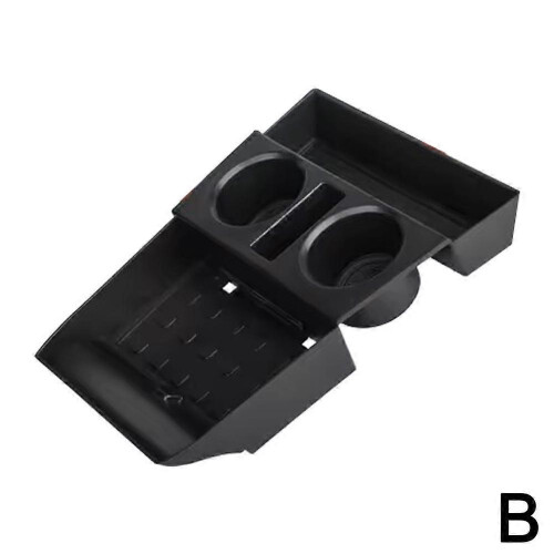 (B) Central Armrest Storage Box Tray Organizer For Santa Fe MX5 Cup Holder