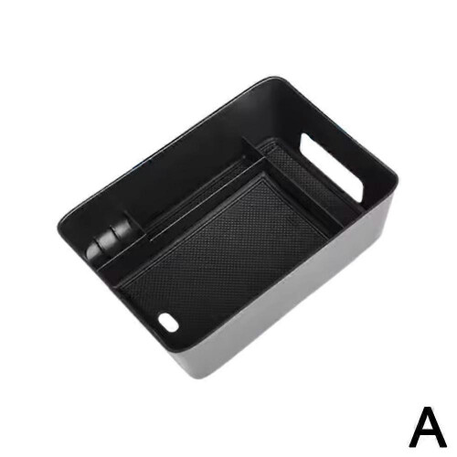 (A) Central Armrest Storage Box Tray Organizer For Santa Fe MX5 Cup Holder
