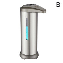 (Silvery brushed wire) Automatic Induction Soap Dispenser Touchless Hand Washer Home Public