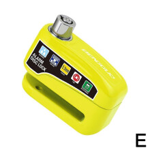 (Green) Anti Theft Motorcycle Alarm Disc Brake Lock Security Wheel Disc Loud Alarm Locks