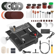 Mini Table Saw for Crafts, 100W Mini Multi-Functional