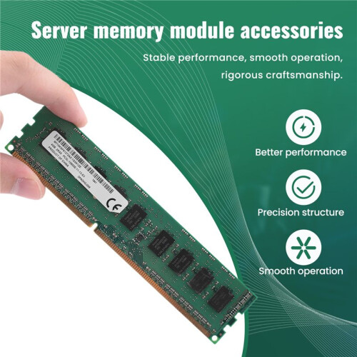4GB DDR3 1333MHz ECC Memory 2RX8 PC3-10600E 1.5V RAM Unbuffered for Server Workstation 2