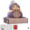 (Purple) 3D Gourd Note Stickers, Hand Tear, Creative Art, Creative Gift Memo Book 1