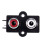 5pcs PCB Mount 2 Position Stereo Audio Video Jack RCA Female Connector 3