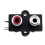 5pcs PCB Mount 2 Position Stereo Audio Video Jack RCA Female Connector 6