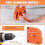 Multipurpose Drill Bit Sharpener Carbide Drill Bits Sharpener with 6 Grinding Wheel Electric Drill Grinder Grinding Tool 5