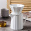 Coffee Drip Filter 1-2 Cups Ceramic Coffee Dripper Permanent Pour over Coffee Maker with Separate Stand for Filte 400ml 7