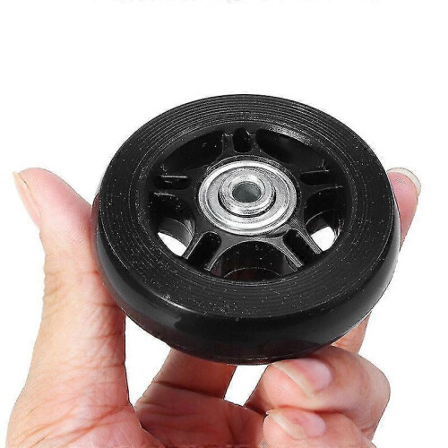 1 Pair Luggage Spinner Wheels Replacement With Tools Low Noise Suitcase Rubber Swivel Caster Wheels 2