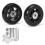 1 Pair Luggage Spinner Wheels Replacement With Tools Low Noise Suitcase Rubber Swivel Caster Wheels 4