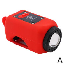 (Red) Henaceforth Mountain Bike Electronic Horn Bell, Prosperousm Mountain Bike Bell