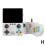 (Two player White) X6 3.5Inch IPS Screen Handheld Game Player Dual JoystickVideo Game Console 1