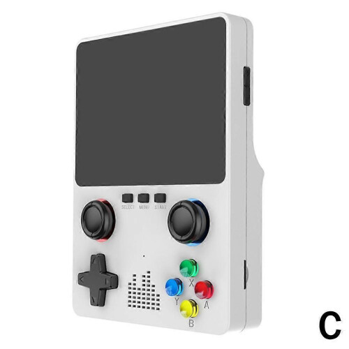 (White) X6 3.5Inch IPS Screen Handheld Game Player Dual JoystickVideo Game Console