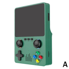 (Green) X6 3.5Inch IPS Screen Handheld Game Player Dual JoystickVideo Game Console