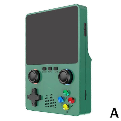 (Green) X6 3.5Inch IPS Screen Handheld Game Player Dual JoystickVideo Game Console