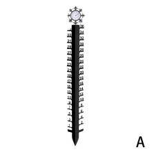 Snow-Gauge with Temperature Meter Winter Snow-Measuring Stick for Yard