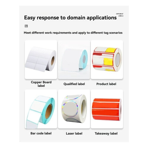 Auto Label Dispenser Device Fully Label Stripping Machine Label Printer Dispenser Sticker Separating Machine EU Plug 1