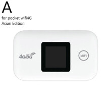 (Asian Edition) 4G/5G LTE Portable WiFi Wireless Router Type-C Powered for Eurasian and Asian