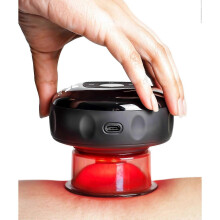 REVO The Original 4-in-1 Smart Cupping Therapy Massager, Red Light Therapy for Targeted Pain Relief, Knots, Aches, Muscle Soreness, Circulation & Tig