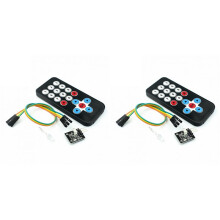 2X Modulo di Controllo Remoto HX1838 Kit di Controllo Remoto Wireless un Infrarossi Modulo Multifunzione per Robot di Controllo Remoto