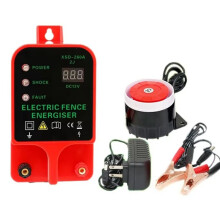 Attrezzature Elettriche per Pollame da Fattoria da 10 , Pannello Solare Portatile, Recinzione Elettrica, Recinzione da Giardino, Spina US