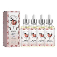 (4) 1-5x Women's Oil,Natural Women's Essential Oil Intimate Deodorant, Eliminates Odors, pH Balanced