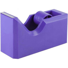 Tape Cutter Stationary Sealing Adhesive Dispenser Colorful Effective Office Supply(purple)