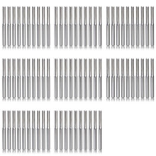 80 Pièces Séries 2 Flûte CNC Fraises 3.175Mm Fente Droite Fraise en Acier au Tungstène pour Bois Plastique