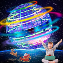 2025 Upgraded Flying Orb Ball Toy, Hover Boomerang Ball Spinner Mini Drone - Magic Floating Galactic Fly Spinning Orb, for for Boys Girls and 6-12 Ag