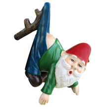 1 Stuk Grappige Dwergen, Dwergen met Broek Hangende Takken, Leuke Bloempothangers, Harsknutselwerkjes