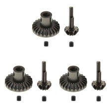 3X Set di Ingranaggi per Telecomando Sostitutivo per Auto WPL D12 Pickup C24 Accessori per Auto RC Neri