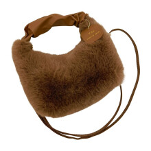 Höst och Vinter Plysch Crossbody-Väska Mångsidig och Stilfull Lurvig och Högvärdig Nischhandväska D