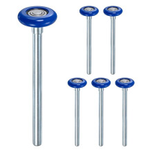 6 Roulettes de Porte de Garage en Nylon, 46 mm, Silencieuses, Charge Élevée, 6200zz, 8 Billes, Roulement de Précision Scellé A