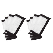 8 Stuks Transparante PVC Kunstaas Vishaak Beschermhoezen Hoes Draagbare Aas Visgerei Opbergzakken