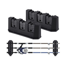 Hengelhouder 1 Paar Wandmontage Hengelrek Zwart Horizontale Hengelhouder 7.8 Inch Garage Hengelhouder