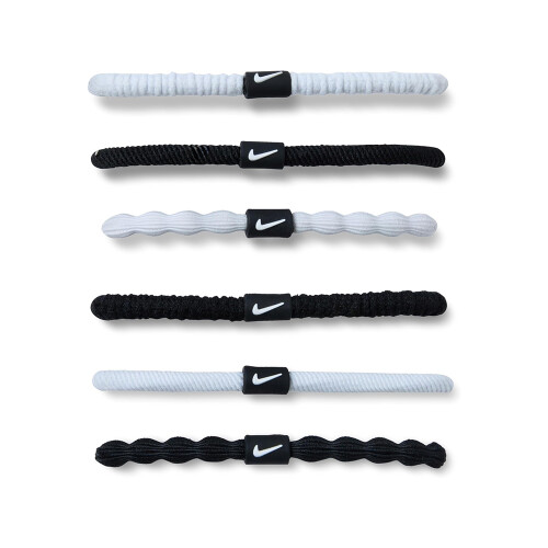 Nike Nike Flex Hair Tie 6 Pack White Black White