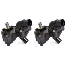 2X Engine Coolant Thermostat Housing with Sensor for Mustang 4.0L 2005-2010 2L2Z-8592-BA 902-210