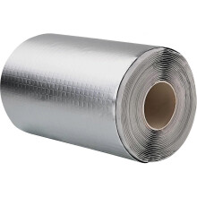 Aluminum Butyl Tape Black 6 Inch x 16.5 Feet Hatch Cover Flashing Permanent Waterproof Leak Repair Tape for Boat Pipe RV Awning Roof Window