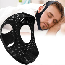 Chin Strap for Sleeping - Anti Snoring Devices - Adjustable Breathable Chin Strap for Men and Women Sleeping - Simple and Effective Stop Snoring Solut