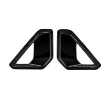 Garniture de Couvercle de Phare Antibrouillard Avant de Voiture pour 2024+, Accessoires de Garniture de Voiture, Noir Brillant