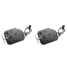2X Kleines 12V 1,5A Elektronisches Schloss, Entriegelungsbaugruppe, Elektromagnetische Steuerung, Sicherheits-Magnetschloss Aus Metall