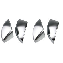 2X Rearview Mirror Cover Caps for ,Door Side Mirror Cover Housing Caps Replacement for A3/S3/Rs3 8V